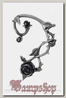 Серьги Alchemy Gothic E410 Black Rose