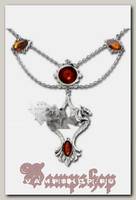 Кулон Alchemy Gothic P509 Amber Dragon