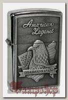 Зажигалка бензиновая JianTai American Legend Орел с машиной