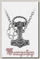 Кулон Alchemy Gothic P887 Thor's Hammer