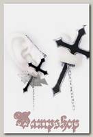 Серьга Alchemy Gothic E280 Impalare Cross
