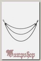 Цепь декоративная тройная 006 Шарики