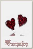 Серьги Alchemy Gothic E332 Hearts Blood Studs