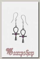 Серьги Alchemy Gothic E372 Ankh Of Osiris