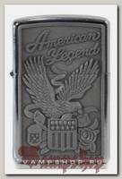Зажигалка бензиновая JianTai American Legend Герб с розой