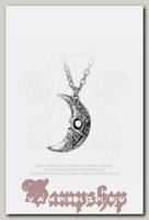 Кулон Alchemy Gothic P783 Skull Moon Pendant