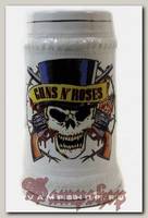 Кружка пивная Guns n Roses