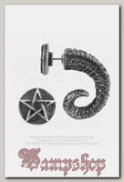Серьга Alchemy Gothic E356 Magic Rams Horn