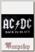 Флаг двусторонний AC DC Back in Black