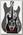 Сувенирная копия гитары Fender Stratocaster Kiss
