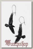 Серьги Alchemy Gothic E333 Black Raven