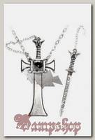 Кулон Alchemy Gothic P423 Cross Of The Sword Of Truth