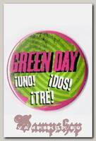 Магнит RockMerch Green Day Uno Dos Tre