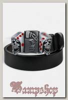 Ремень с пряжкой Zippo Кости