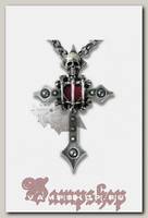 Кулон Alchemy Gothic P477 Blood-Heart Cross