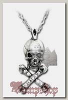 Кулон Alchemy Gothic P419 Skull and Bones