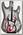 Сувенирная копия гитары Fender Stratocaster The Rolling Stones
