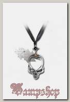 Кулон Alchemy Gothic P462 Head Rules The Heart