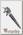 Серьга Alchemy Gothic E423 Unic-Horn