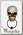 Дверной молоток Nemesis K0466B4 Skull Door Knocker