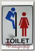 Табличка Toilet